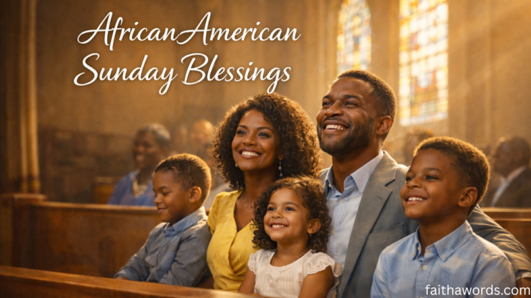 African American Sunday blessings