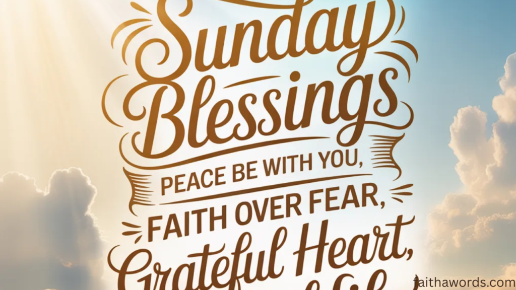 African American Sunday blessings