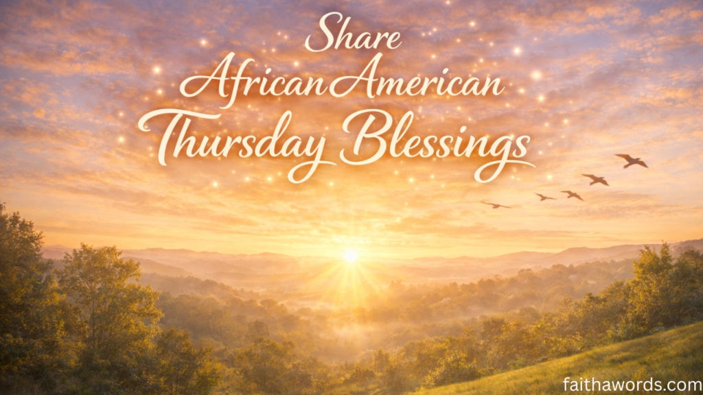 African American Thursday Blessings