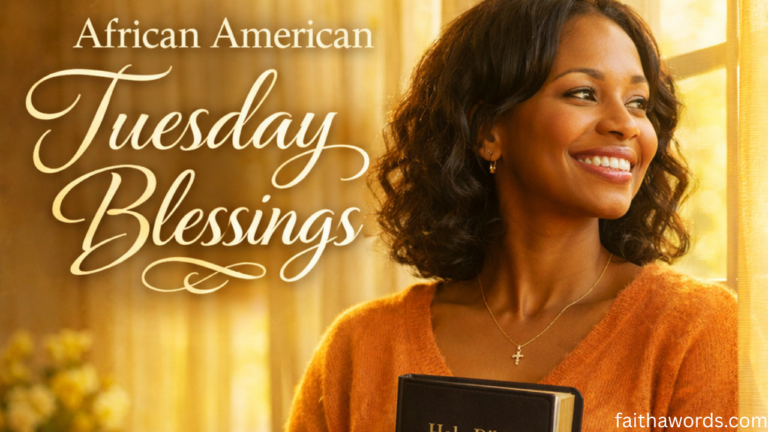 African American Tuesday Blessings