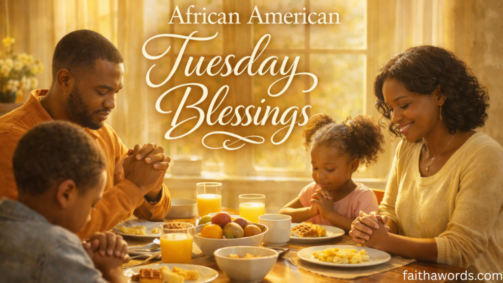African American Tuesday Blessings