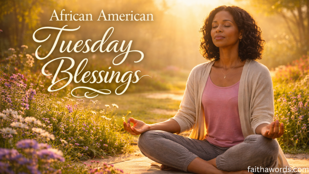 African American Tuesday Blessings
