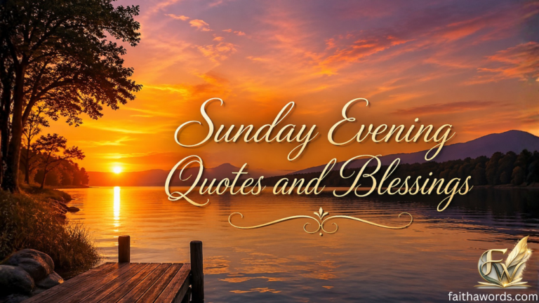 sunday evening quotes and blessings