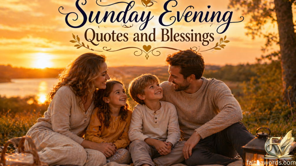 sunday evening quotes and blessings