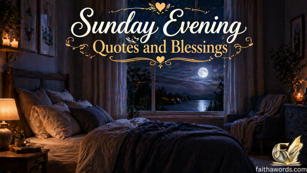 sunday evening quotes and blessings