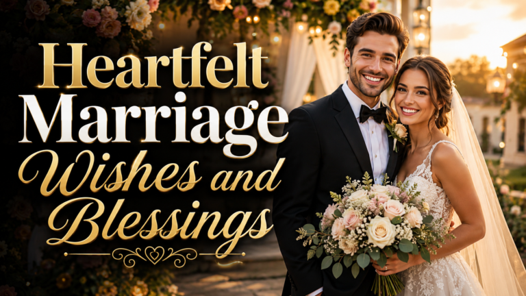 Heartfelt Marriage Wishes and Blessings: Beautiful Messages for Every Couple